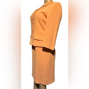 Bob Mackie STUDIO ~ Size 8 ~ Melon Two Piece Dress And Jacket